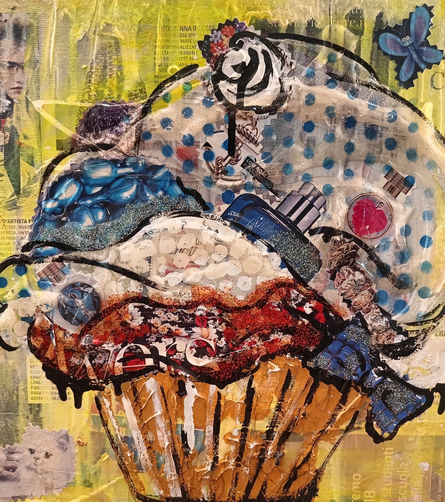 Mini Yellow Pop Cake